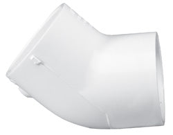 Lasco Fittings PVC 45 Degree Elbow Slip By Slip