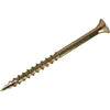 Grip-Rite #8 x 2 In. Flat Head Star Gold Construction Wood Screw (688 Ct., 5 Lb.)