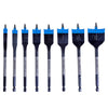 Spyder 8-Piece Assorted Woodboring Spade Bit Set (3/8, 1/2, 5/8, 3/4, 7/8, 1, 1-1/8, 1-1/2) Stinger™