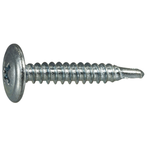 Monster Fastener Zinc Plated Steel Modified Phillips Truss Head Self-Drilling Screws