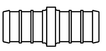 American Granby PEX Coupling NL 3/4 X 1/2