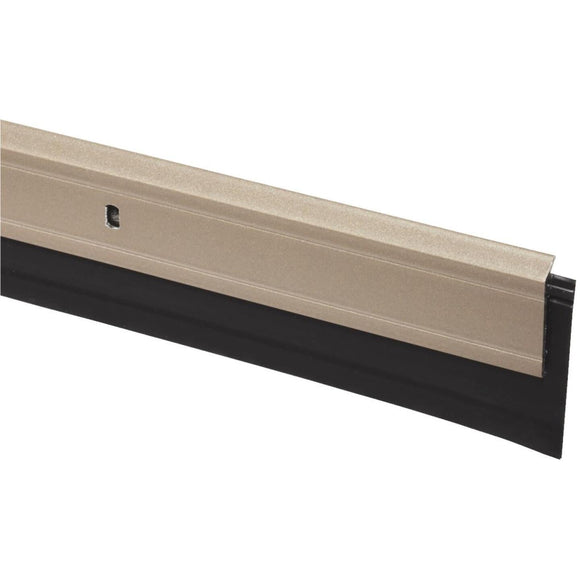 M-D 2 In. W. x 36 In. L. Satin Nickel Heavy-Duty Aluminum And Vinyl Door Sweep