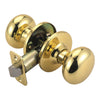 Design House Cambridge Passage Door Knob in Polished Brass